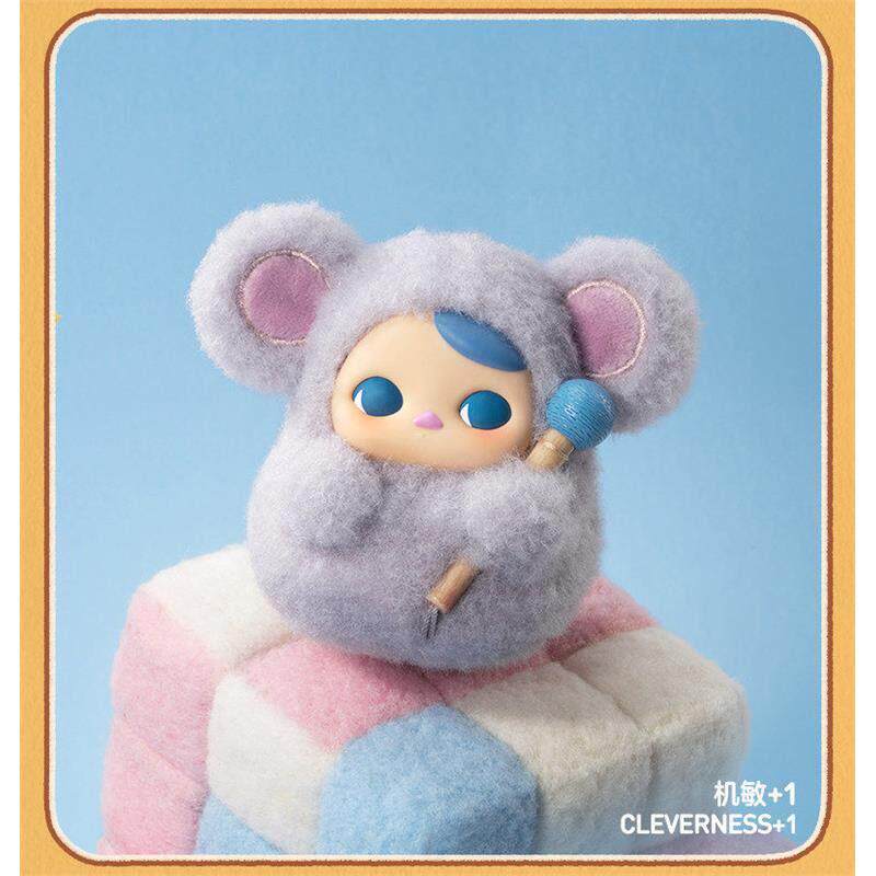 POPMARTPUCKY Pucky Knock Series Vinyl Plush Keychain Blind Box Toy Gift