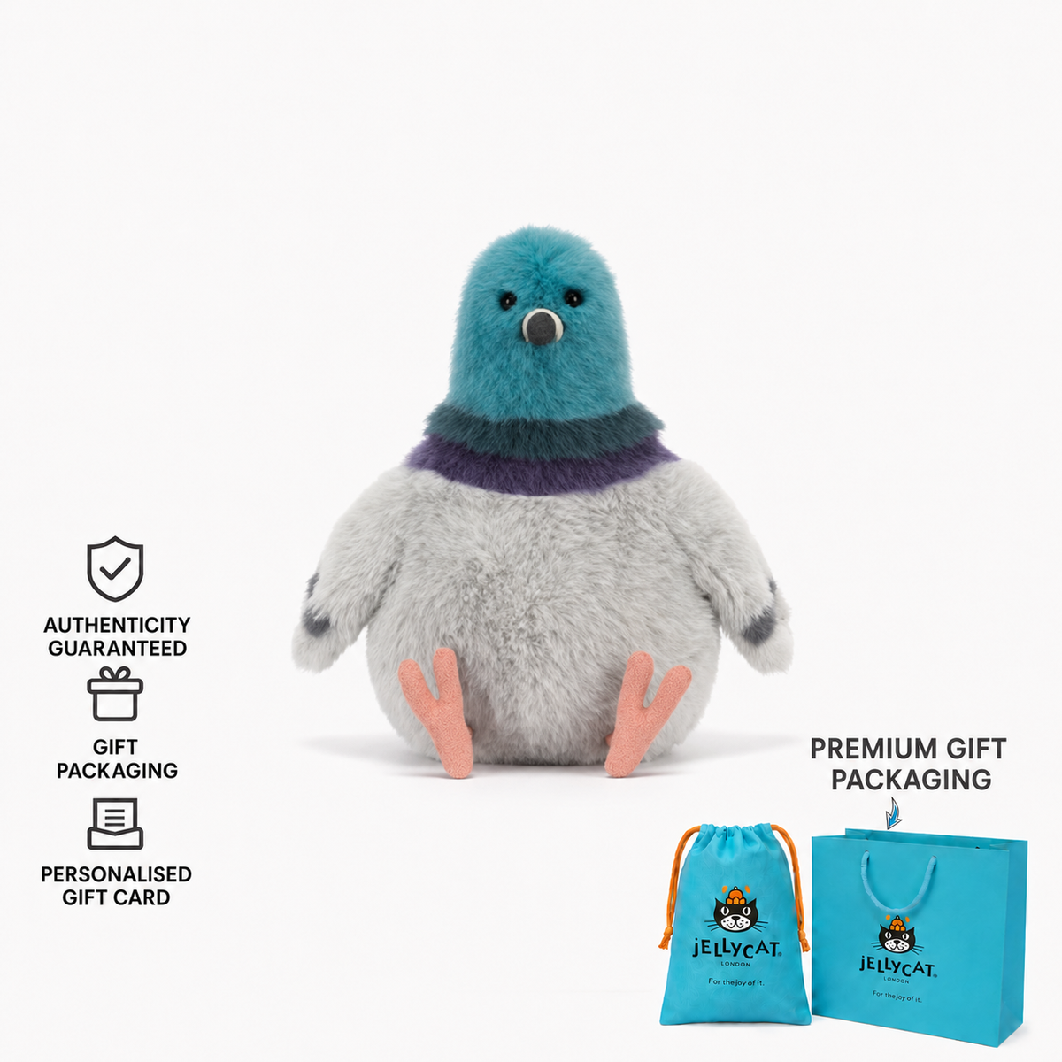 Jellycat Strutton Pigeon Gift set