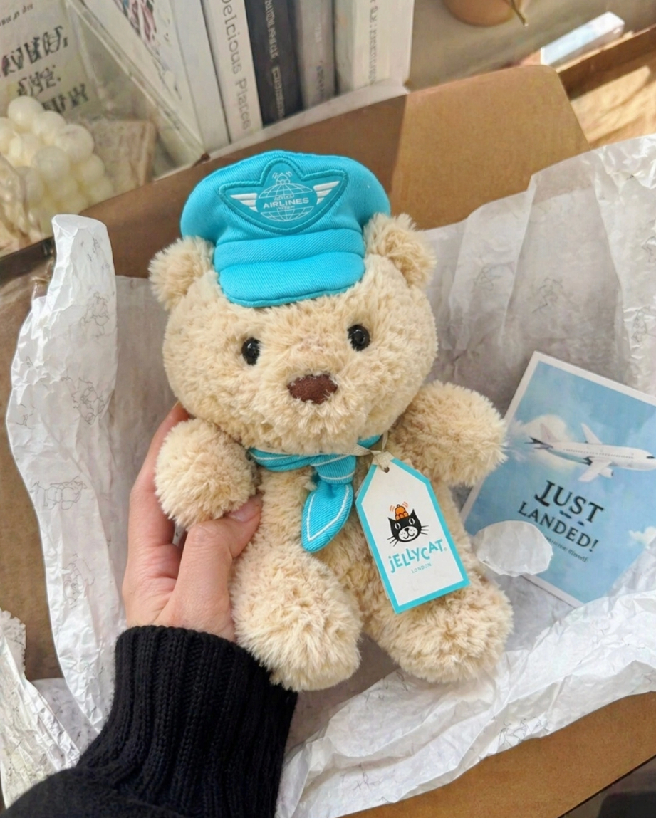 Harrods exclusive Bartholomew Bear Junior Pilot alternate view
