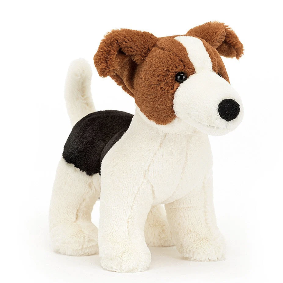 Jellycat Albert Jack Russell 18cm plush front view
