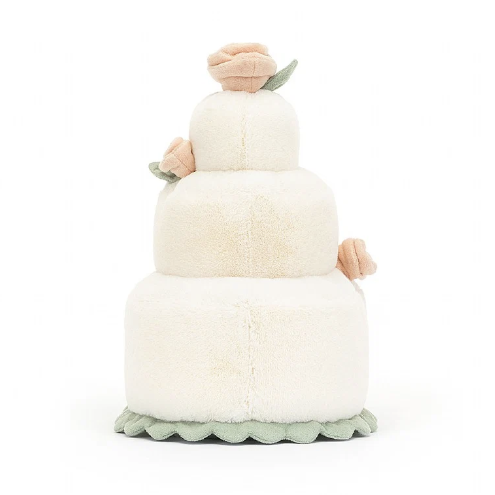 Jellycat Amuseable Wedding Cake 28cm back view