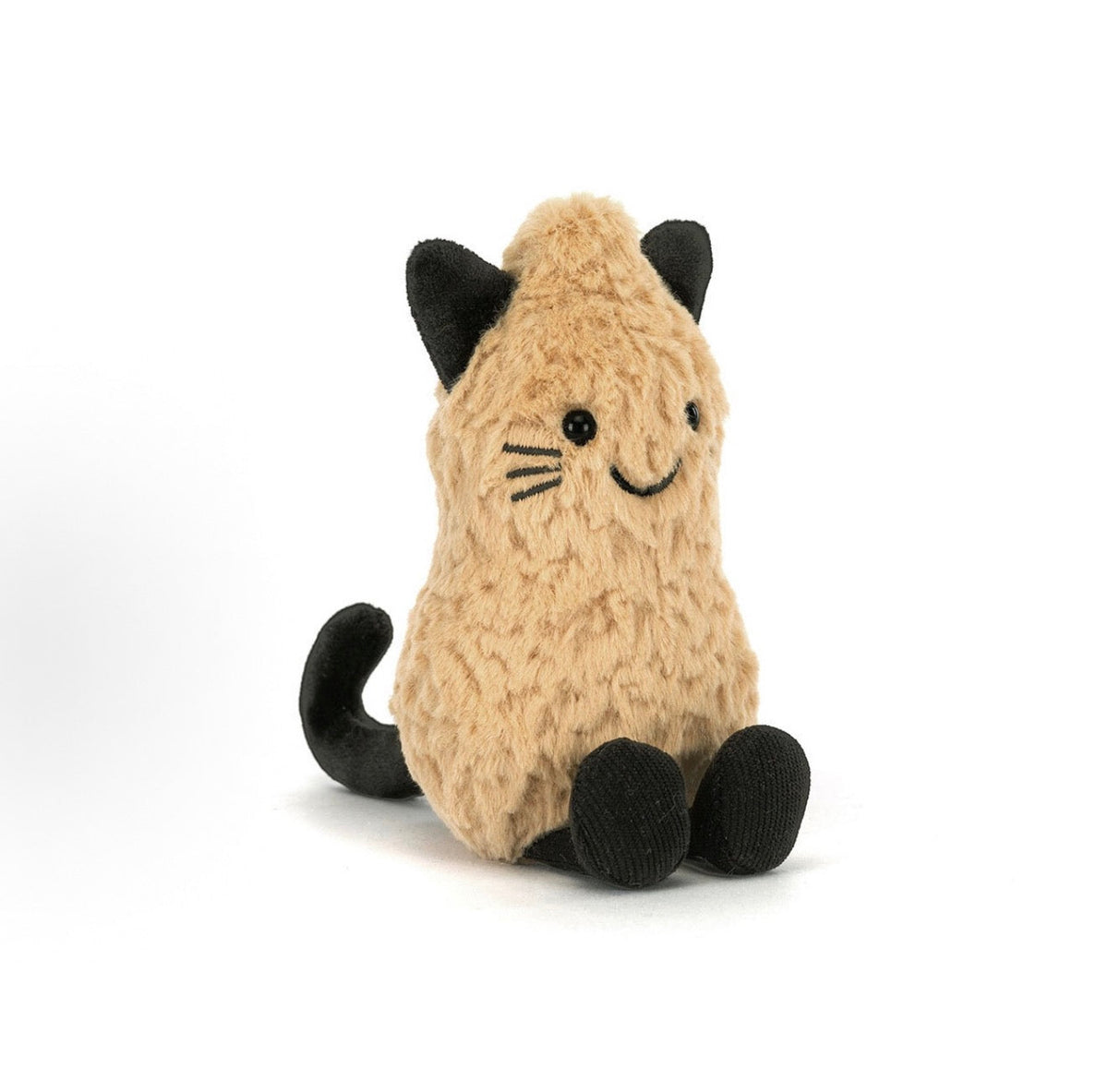 Jellycat Amuseables Peanut Cat 15cm side view