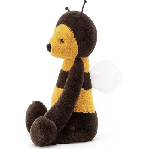 Jellycat Bashful Bee Little Small 18cm side view with wings