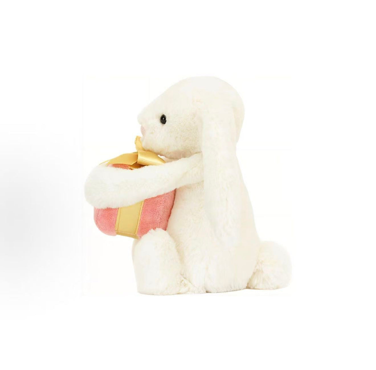 Jellycat Bashful Cream Bunny with Pink Present - product image 3