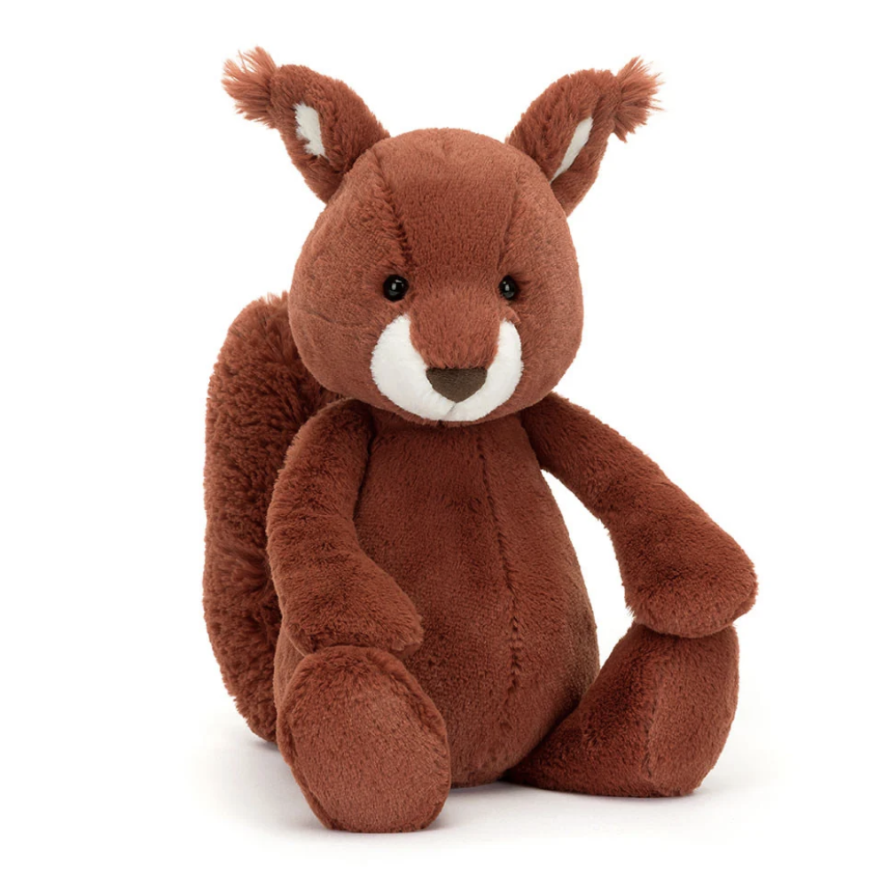 Jellycat Bashful Squirrel Original 23cm plush front view
