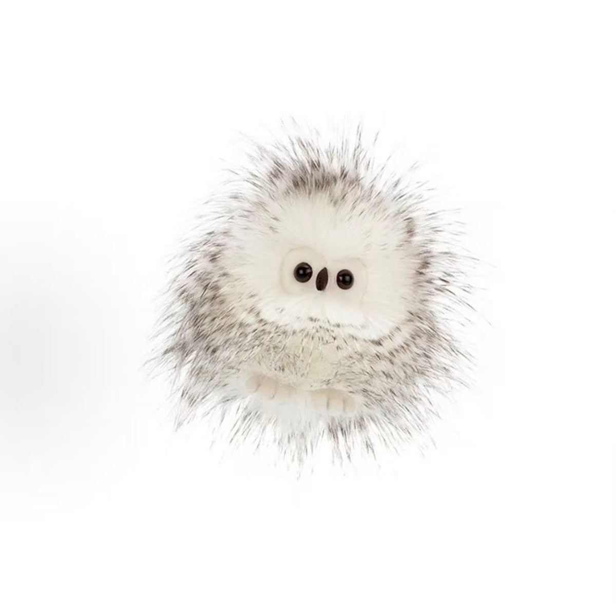 Jellycat Bertie Owlet soft toy, feet detail view