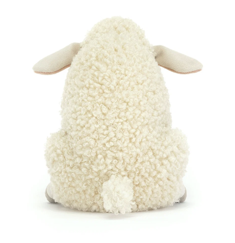 Jellycat Burly Boo Sheep 19cm back view