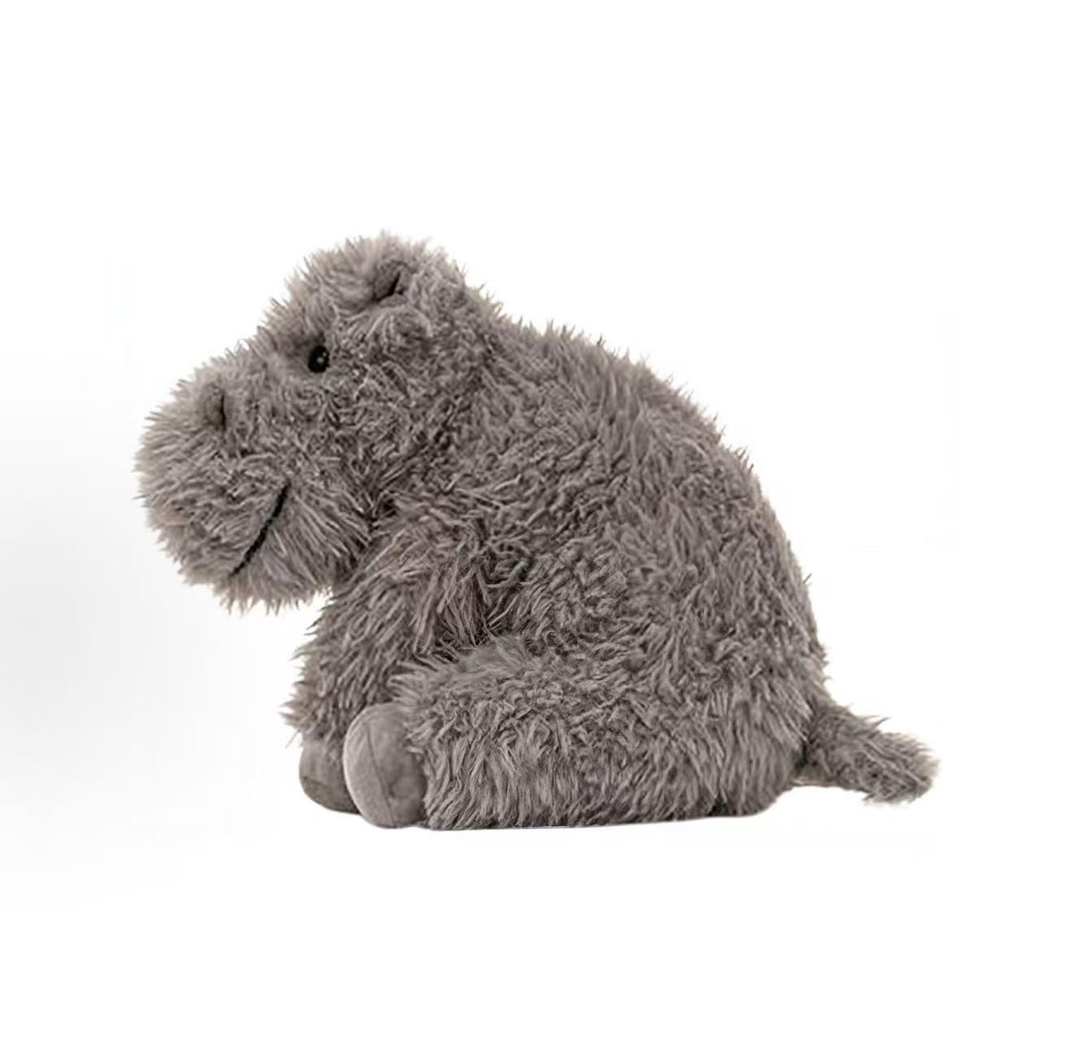 Jellycat Curvie Hippo soft toy, side view