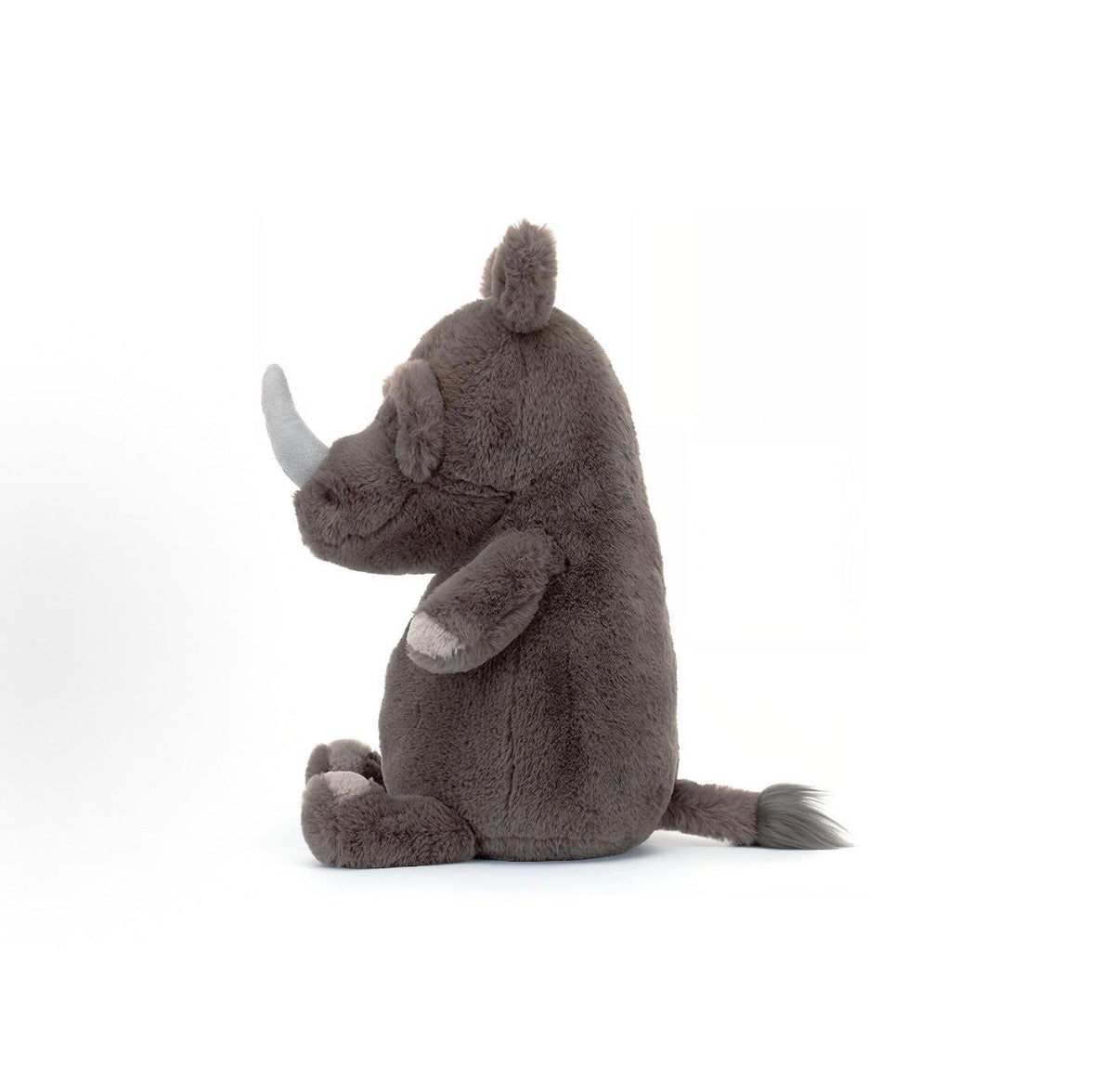 Jellycat Roderick Rhinoceros soft toy, side view