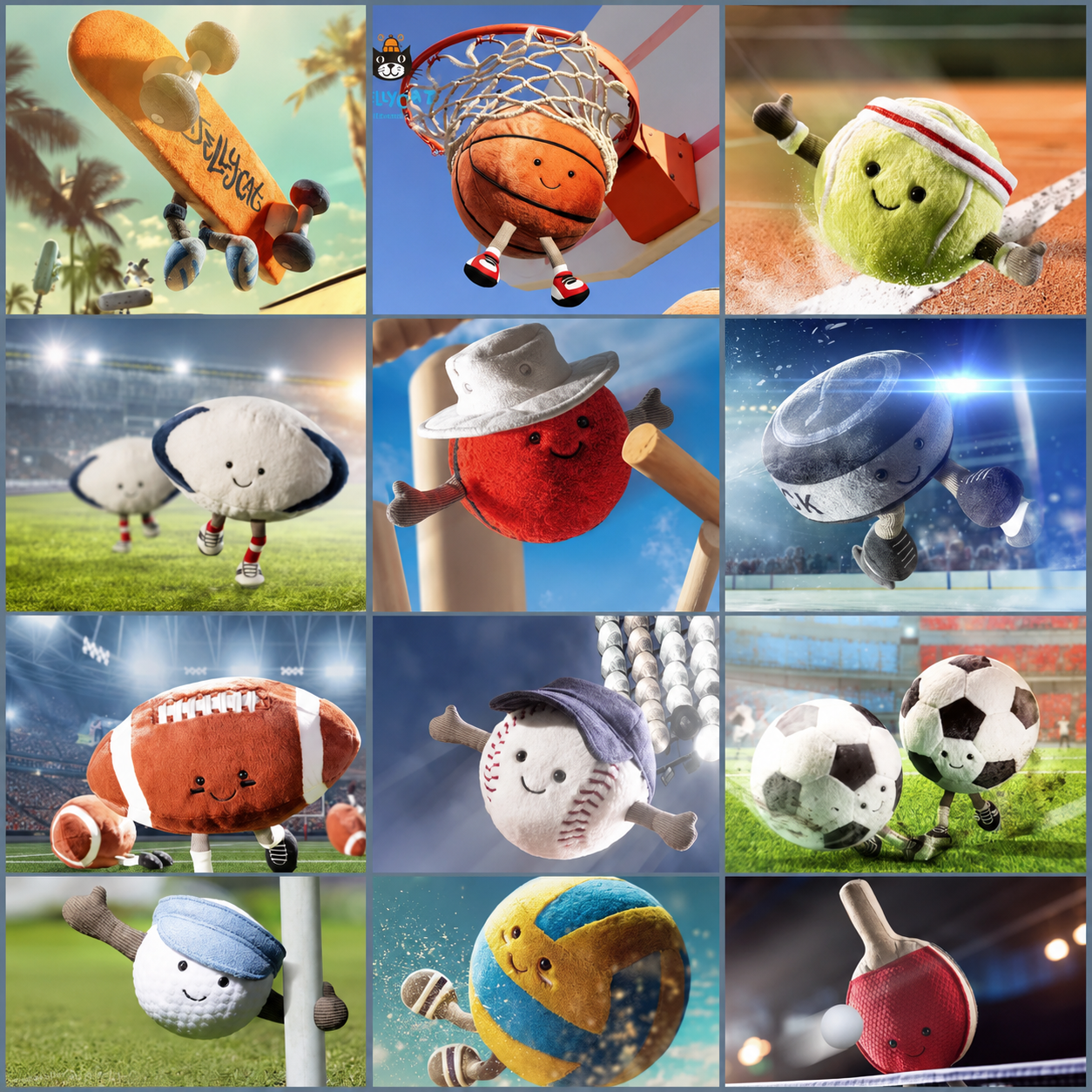 Jellycat Amuseables Sports