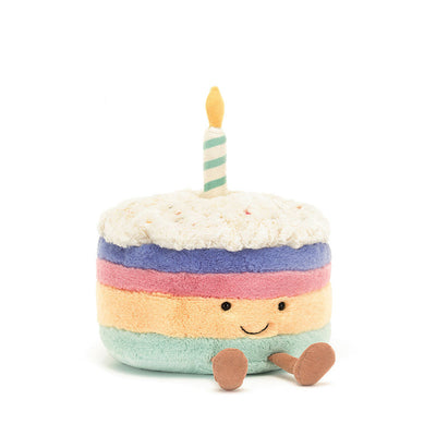 Jellycat Amuseables Rainbow Birthday Cake Medium - product image 1
