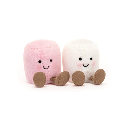 Jellycat Amuseable Pink and White Marshmallows 15cm - product image 1