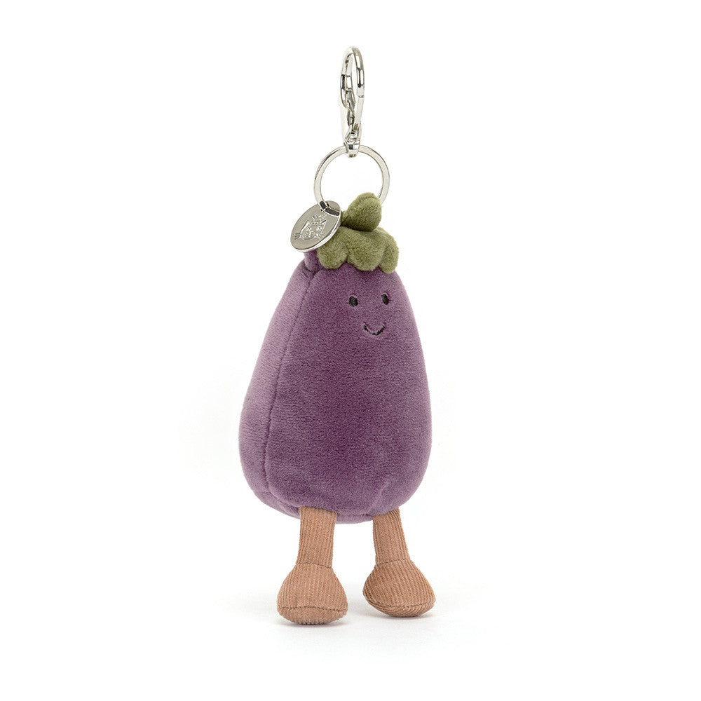 Jellycat Vivacious Aubergine Bag Charm 12cm - product image 1