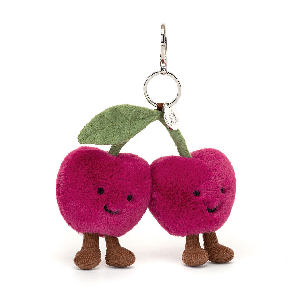 Jellycat Amuseables Cherries Bag Charm 16cm - product image 2