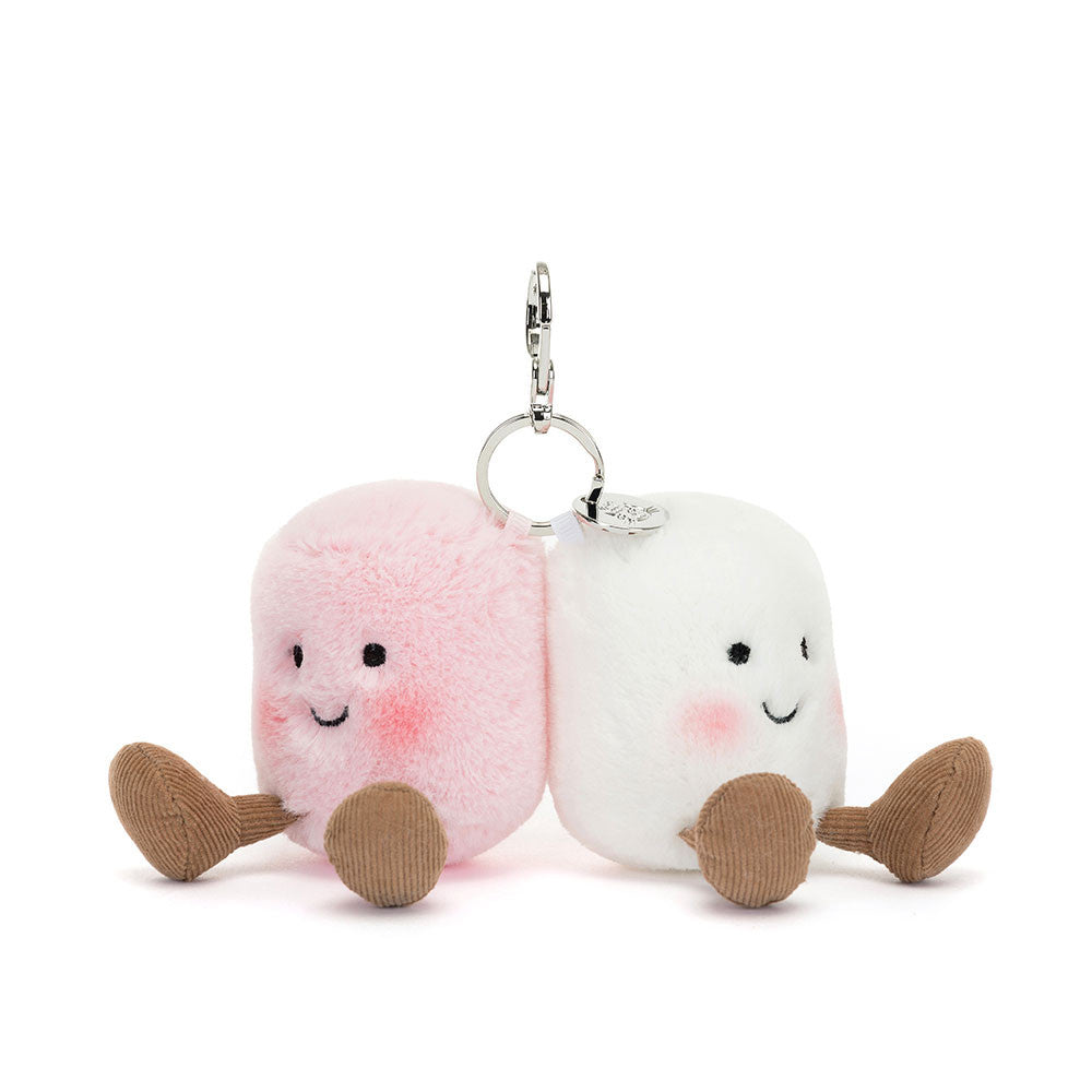 Jellycat Bag Charm Amuseables Pair of Marshmallows 15cm - product image 1