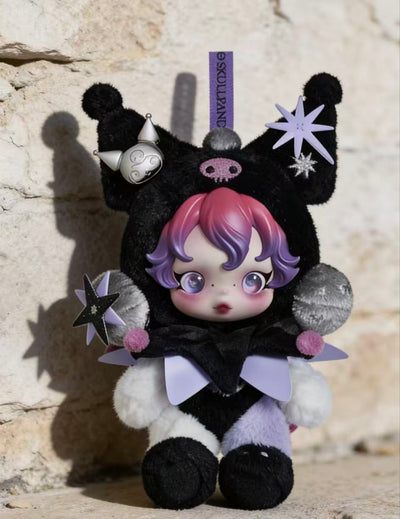 Skullpanda × Kuromi Plush Pendant