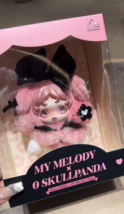 Skullpanda × My Melody Plush Pendant