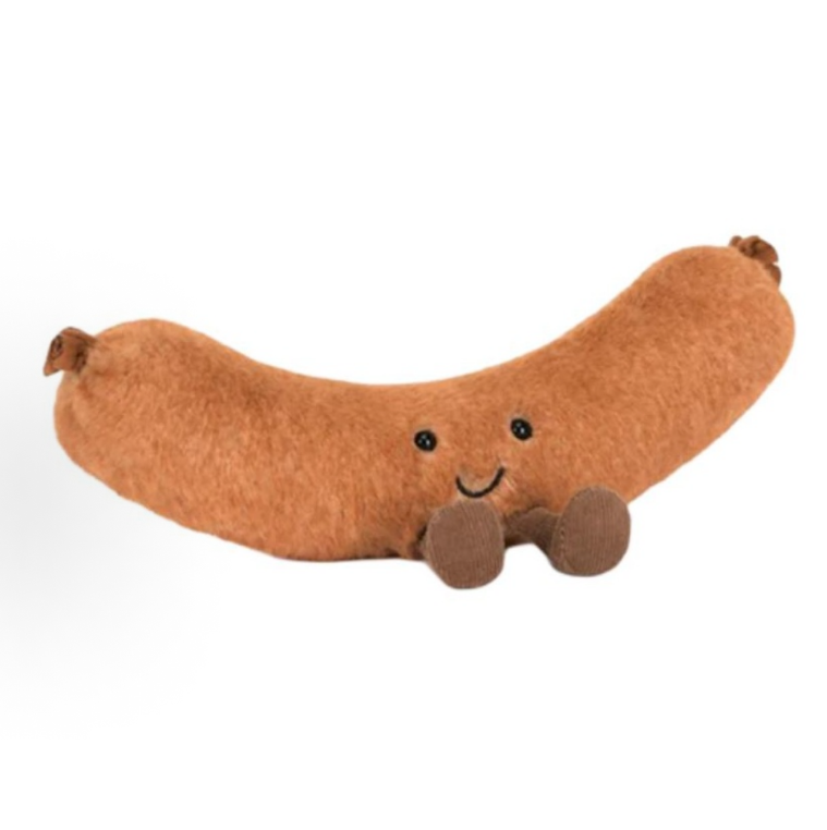 Jellycat Fish & Chip Editions Amusable Sausage Plush