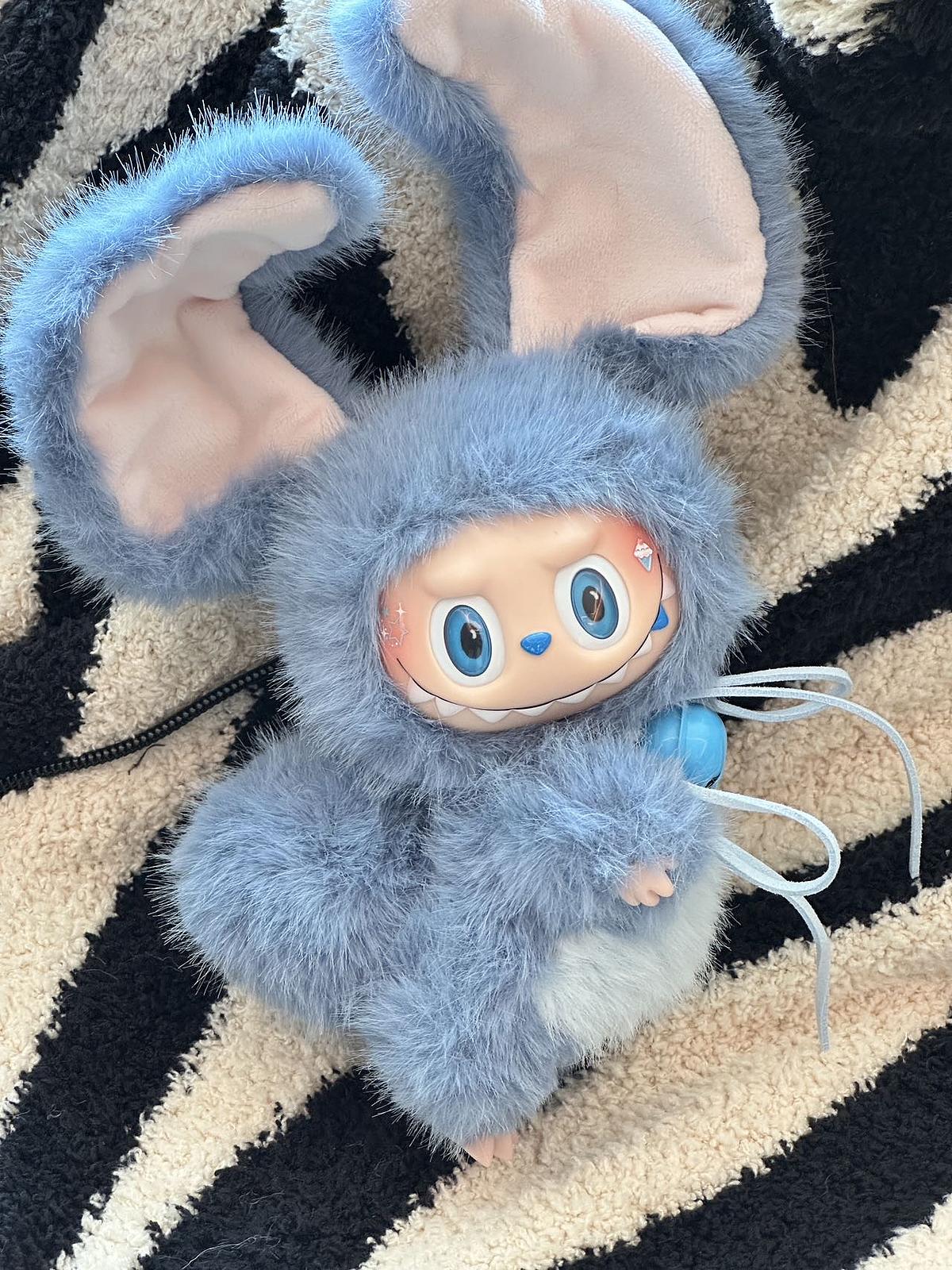 Stitch Vibes – Handmade Labubu Inspired Plush Doll