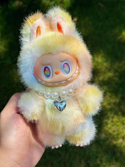 Rainbow Dreams – Handmade Labubu Inspired Plush Doll