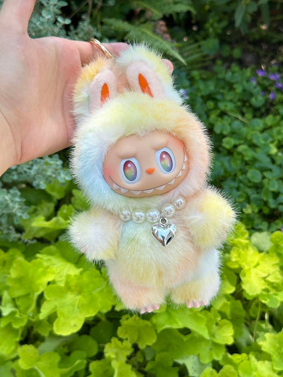 Rainbow Dreams – Handmade Labubu Inspired Plush Doll