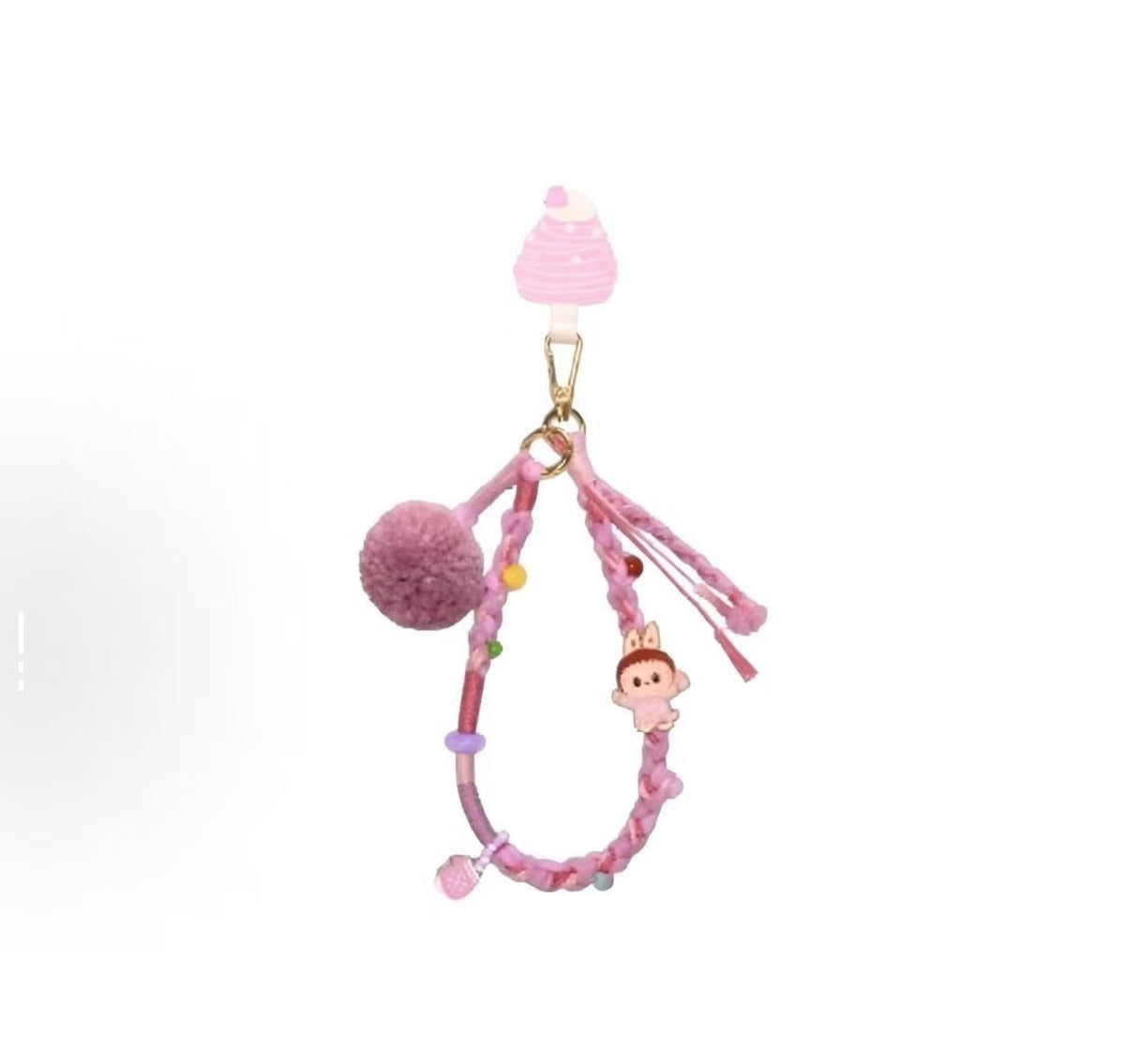 The Monsters Labubu Fall Into Sweaters Series Lanyard