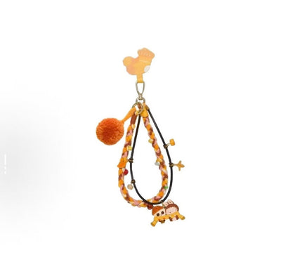 The Monsters Labubu Fall Into Sweaters Series Lanyard