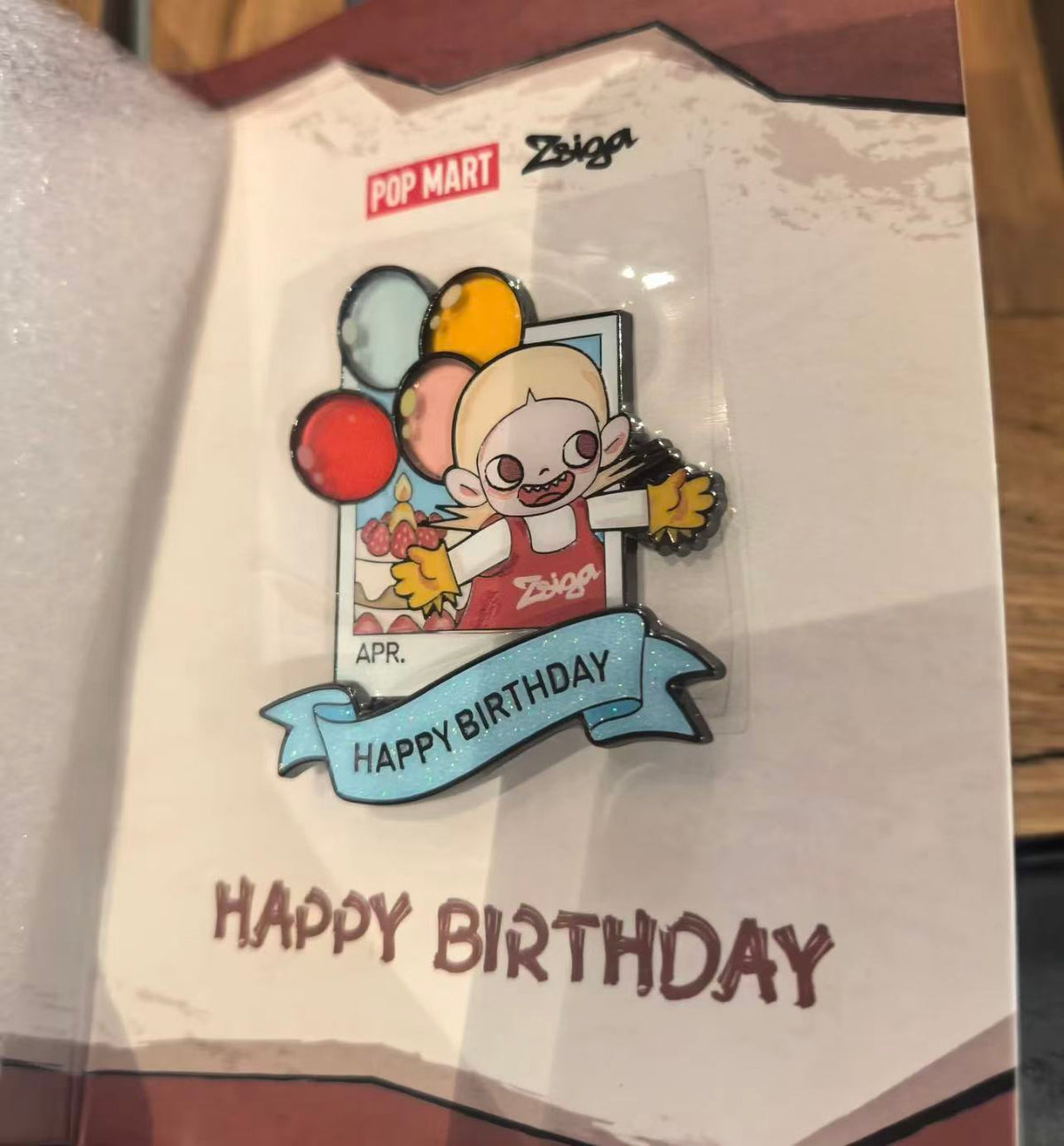 Popmart Birthday Badge 2025
