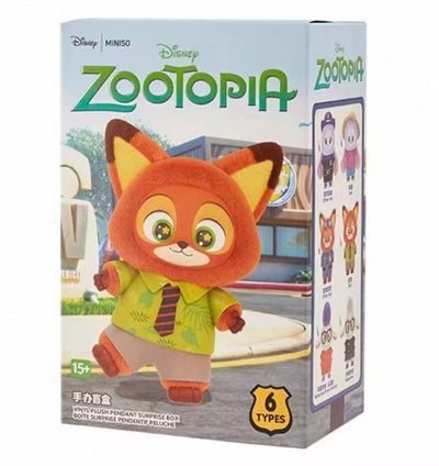 MINISO Disney Zootopia Series Vinyl Plush Pendant Blind Box