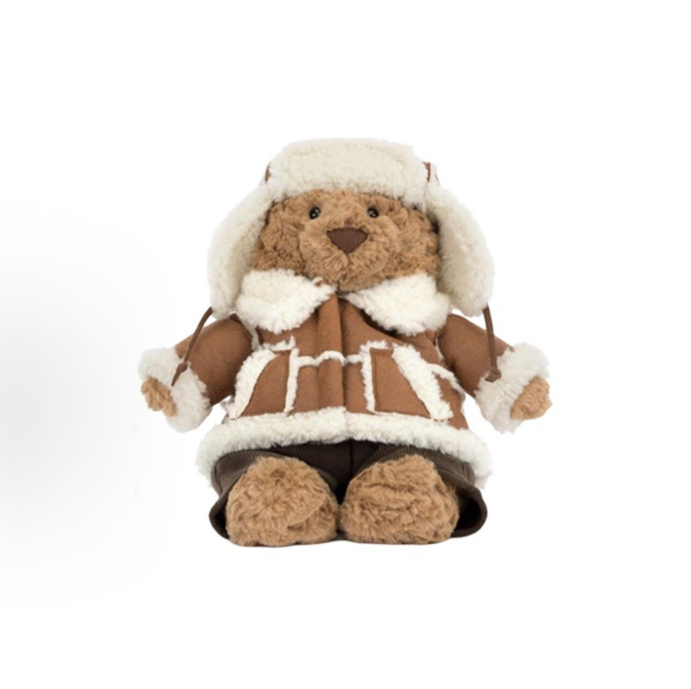 Jellycat Los Angeles Ski Club Limited Edition Bartholomew Bear Alpine Outfit