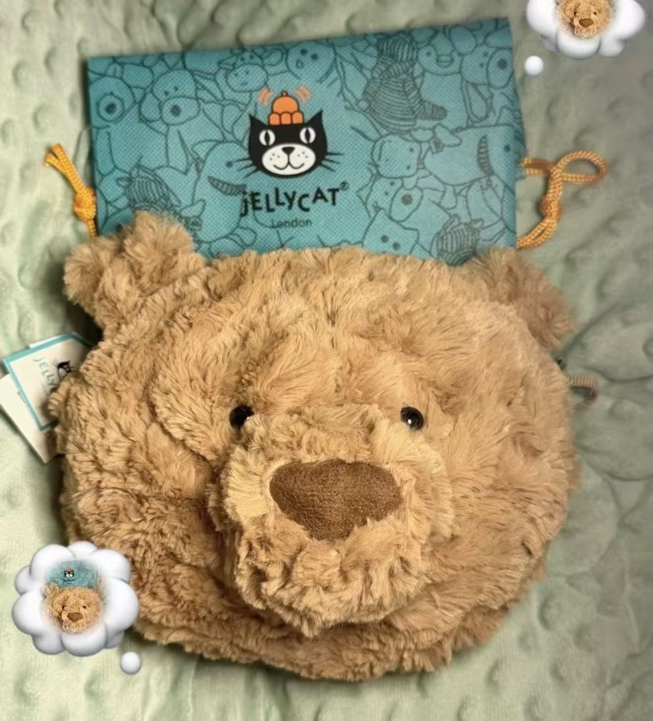 Jellycat Bag Bartholomew Bear 16cm