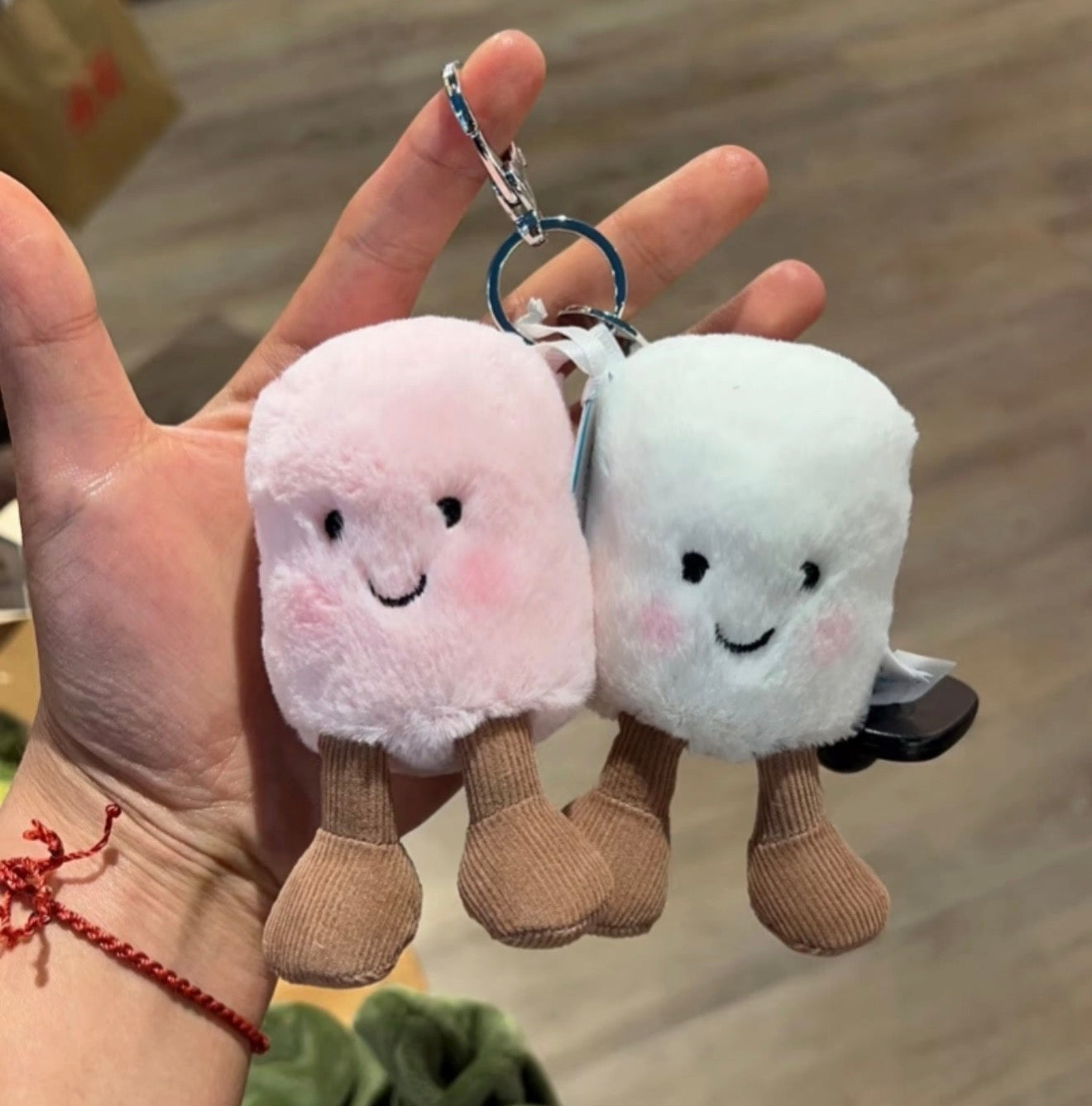 Amuseables Pair of Marshmallows Bag Charm