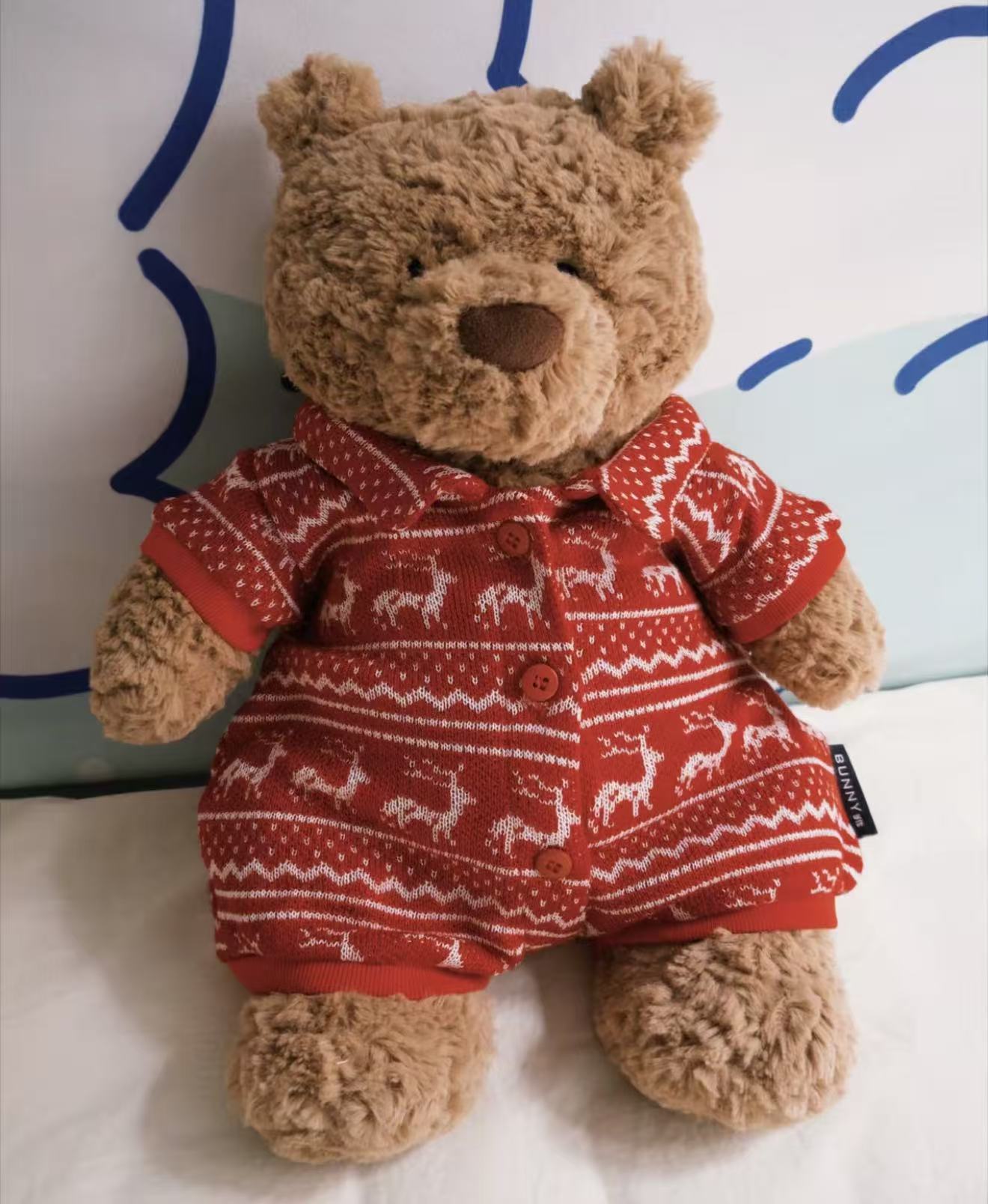 Bartholomew Bear Winter Pyjamas 26cm