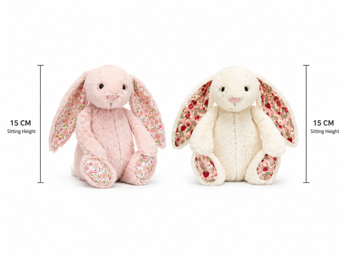 Jellycat Blossom Cream Bunny 'Berry' & Blossom Blush Bunny 'Cherry' Gift Set - product image 2