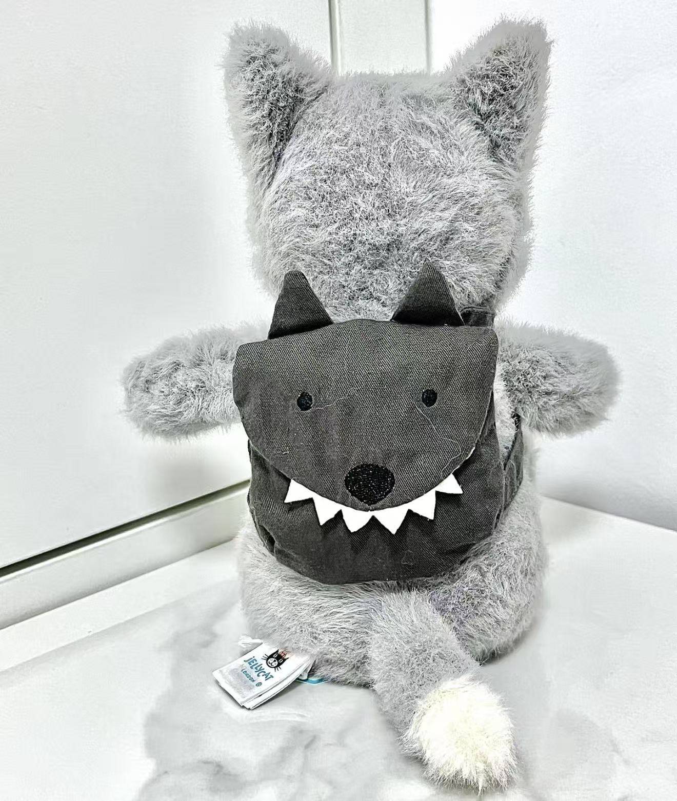 Jellycat Backpack Wolf