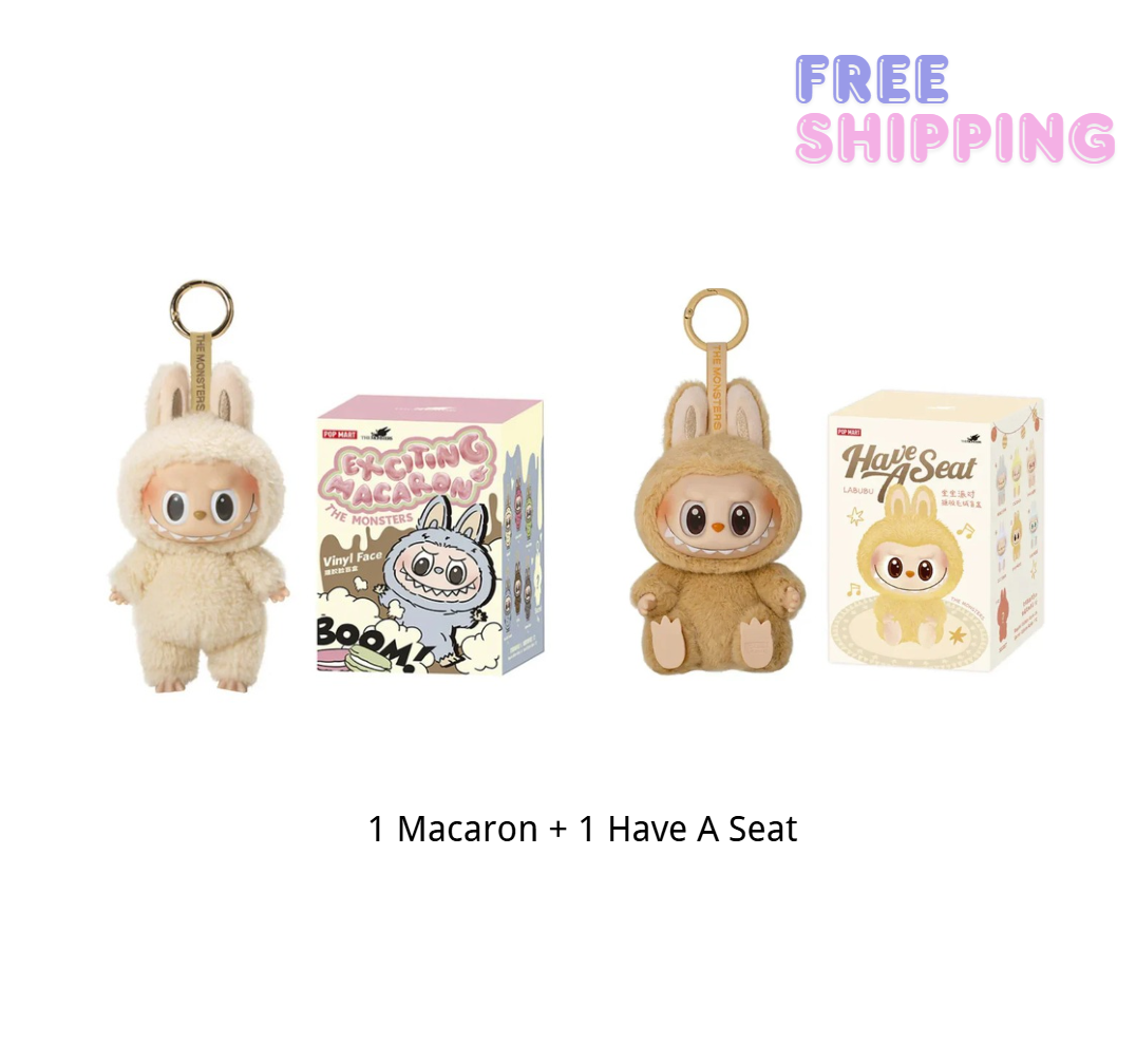 Labubu Collector Bundle – Macaron + Have A Seat | 2 Blind Boxes |