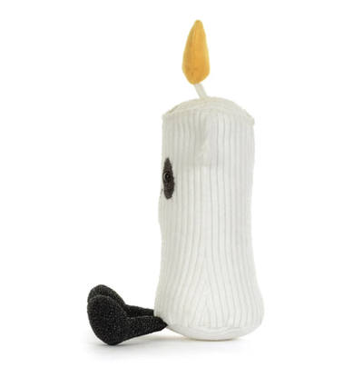 Jellycat Amuseables Flickerty Candle 19cm side view