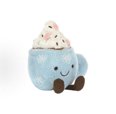 Jellycat Amuseables Hot Chocolate with Marshmallows 16cm front view