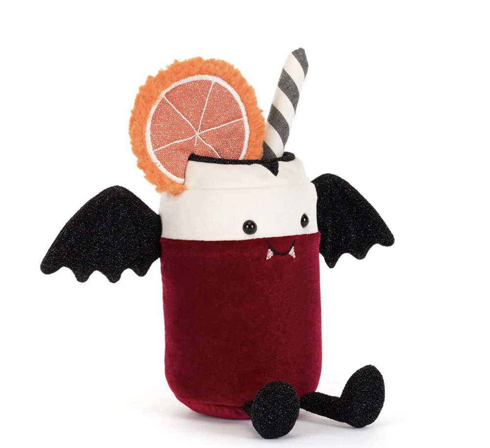 Jellycat Amuseables Vampop Drink 16cm plush front view