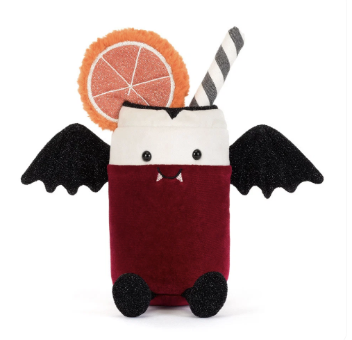 Jellycat Amuseables Vampop Drink 16cm full front view