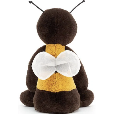 Jellycat Bashful Bee Little Small 18cm back view