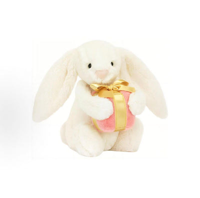 Jellycat Bashful Cream Bunny with Pink Present - product image 5