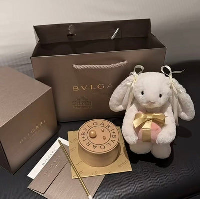 Jellycat Bashful Cream Bunny with Pink Present - product image 7