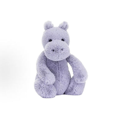 Jellycat Bashful Hippo Original 31cm front angle view