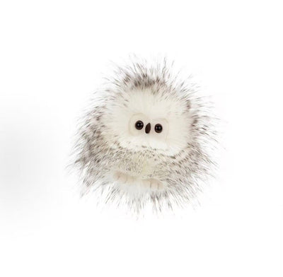 Jellycat Bertie Owlet soft toy, feet detail view