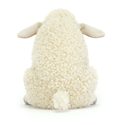 Jellycat Burly Boo Sheep 19cm back view