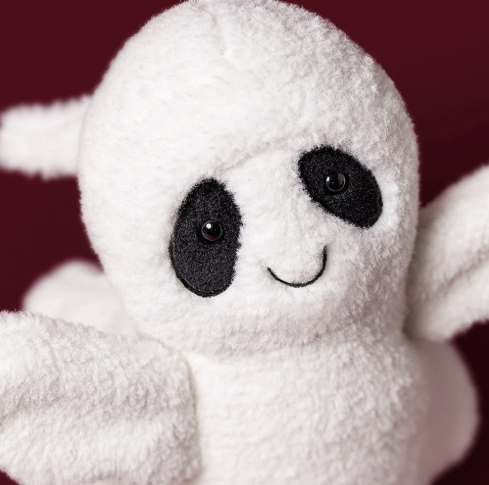 Jellycat Ghost Bob plush face close-up