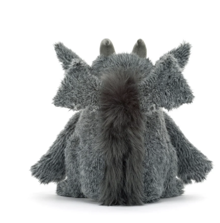 Jellycat Growlston Gargoyle 16cm back view with wings and tail