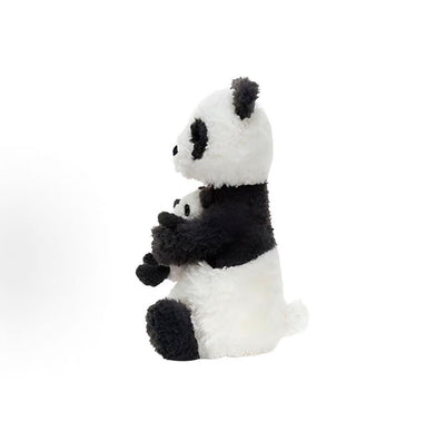 Jellycat Huddles Panda soft toy, side view