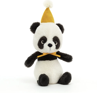 Jellycat Jollipop Panda 20cm birthday plush front view